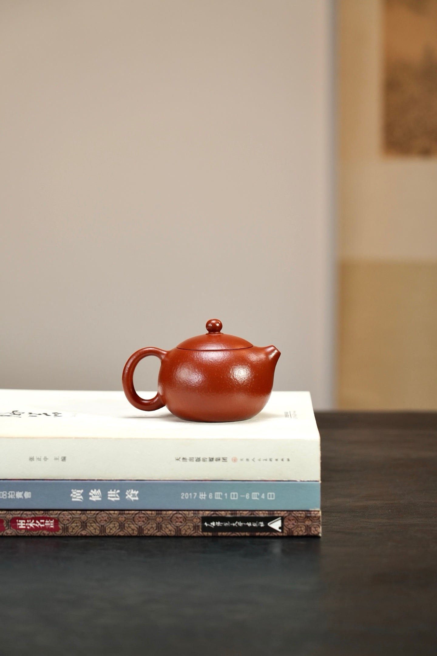 全手工【小西施】 原矿极品朱泥·135cc·14孔