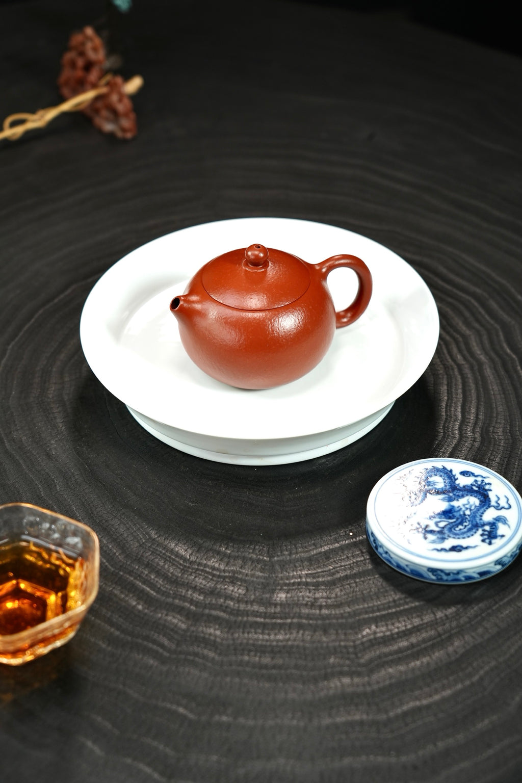全手工【小西施】 原矿极品朱泥·135cc·14孔