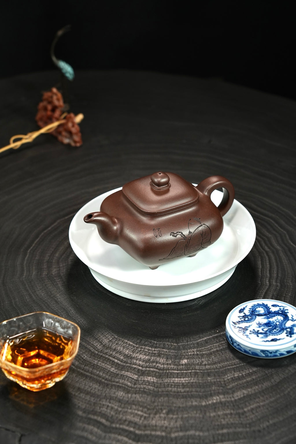 全手工【传·炉】 原矿极品老紫泥·270cc·19孔