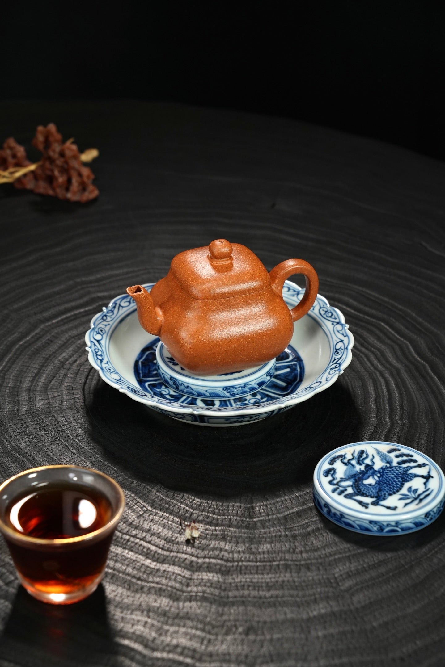全手工【四方君德】 老宕口极品黄金段泥·150cc·9孔