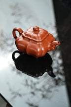 爆品🔥全手工【筋纹传炉】 原矿优质朱泥·150cc·14孔