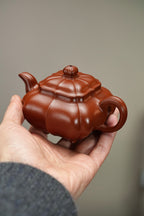 爆品🔥全手工【筋纹传炉】 原矿优质朱泥·150cc·14孔