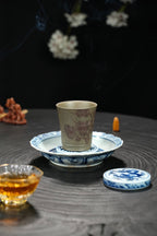 迎松【主人杯/品茗杯】 原矿极品段泥（柴烧）·130cc（满）