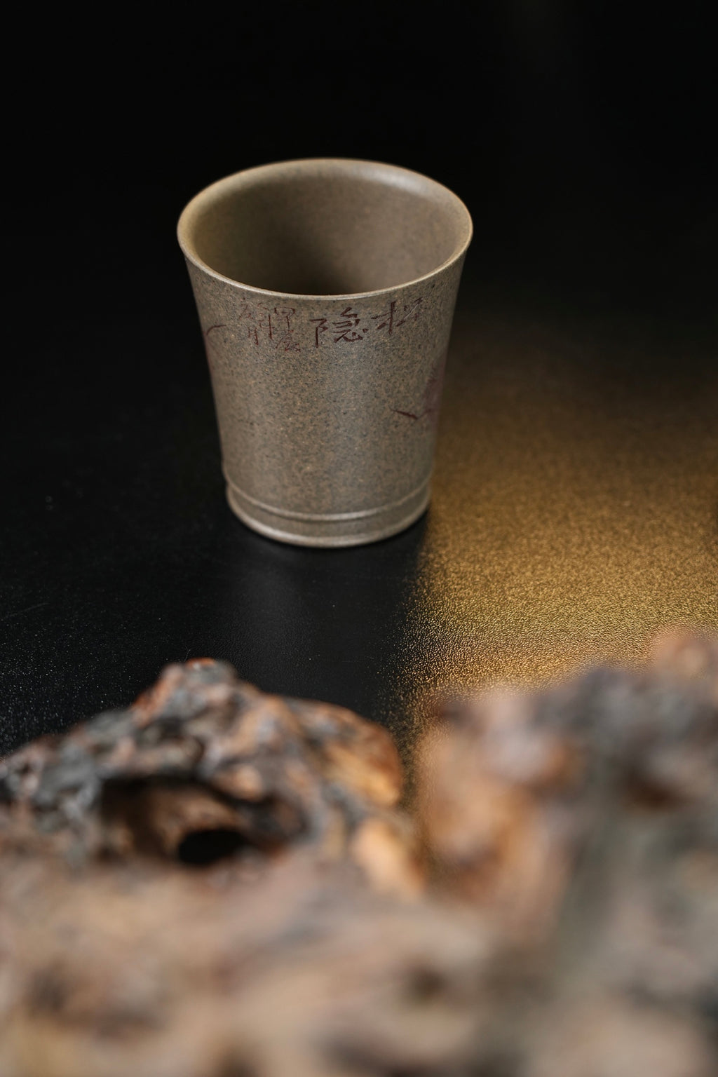 迎松【主人杯/品茗杯】 原矿极品段泥（柴烧）·130cc（满）
