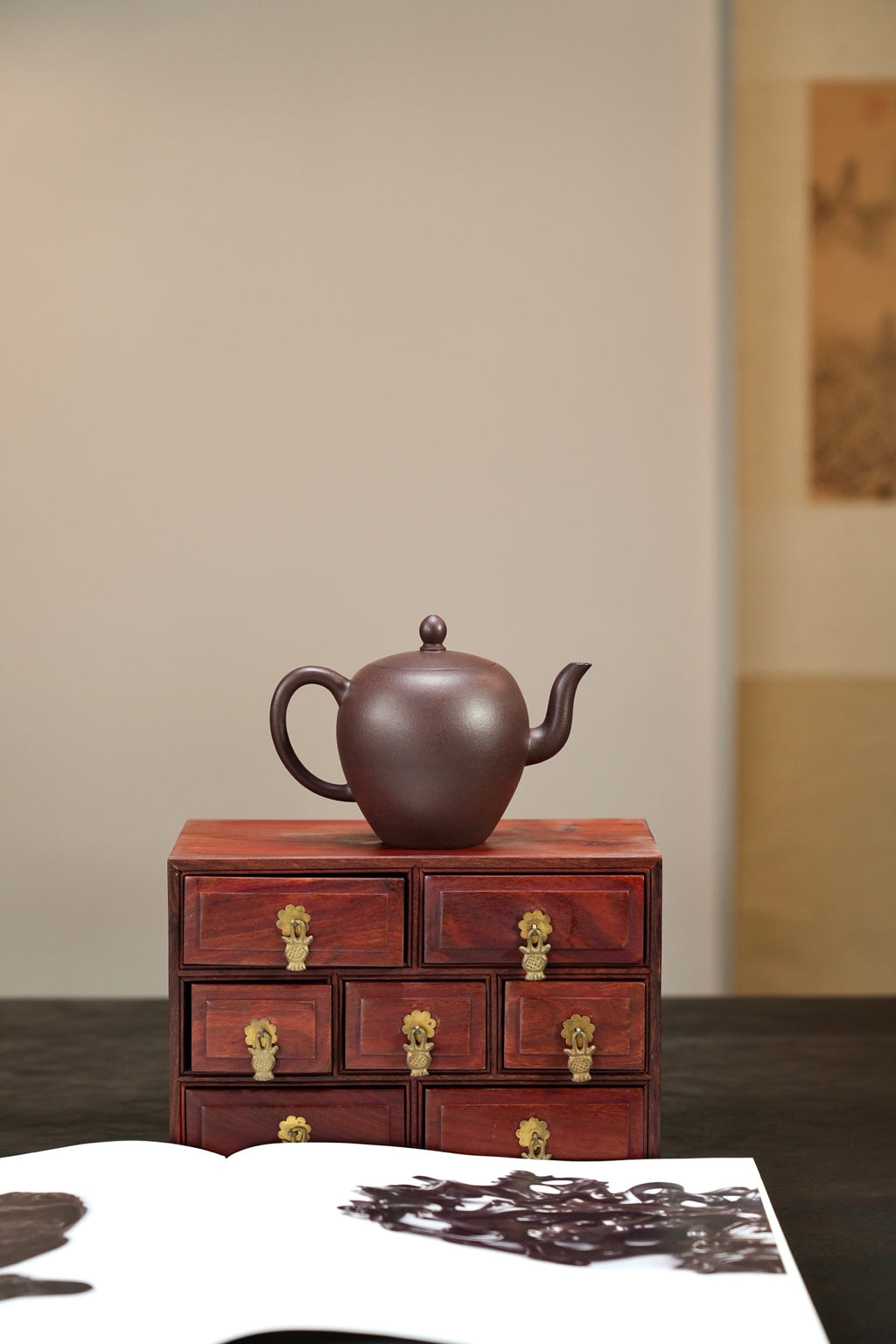 全手工【美人肩】 原矿极品底槽清·220cc·内推孔