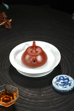 全手工【景舟·石瓢】 原矿极品朱泥·150cc·14孔