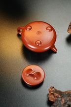 全手工【景舟·石瓢】 原矿极品朱泥·150cc·14孔