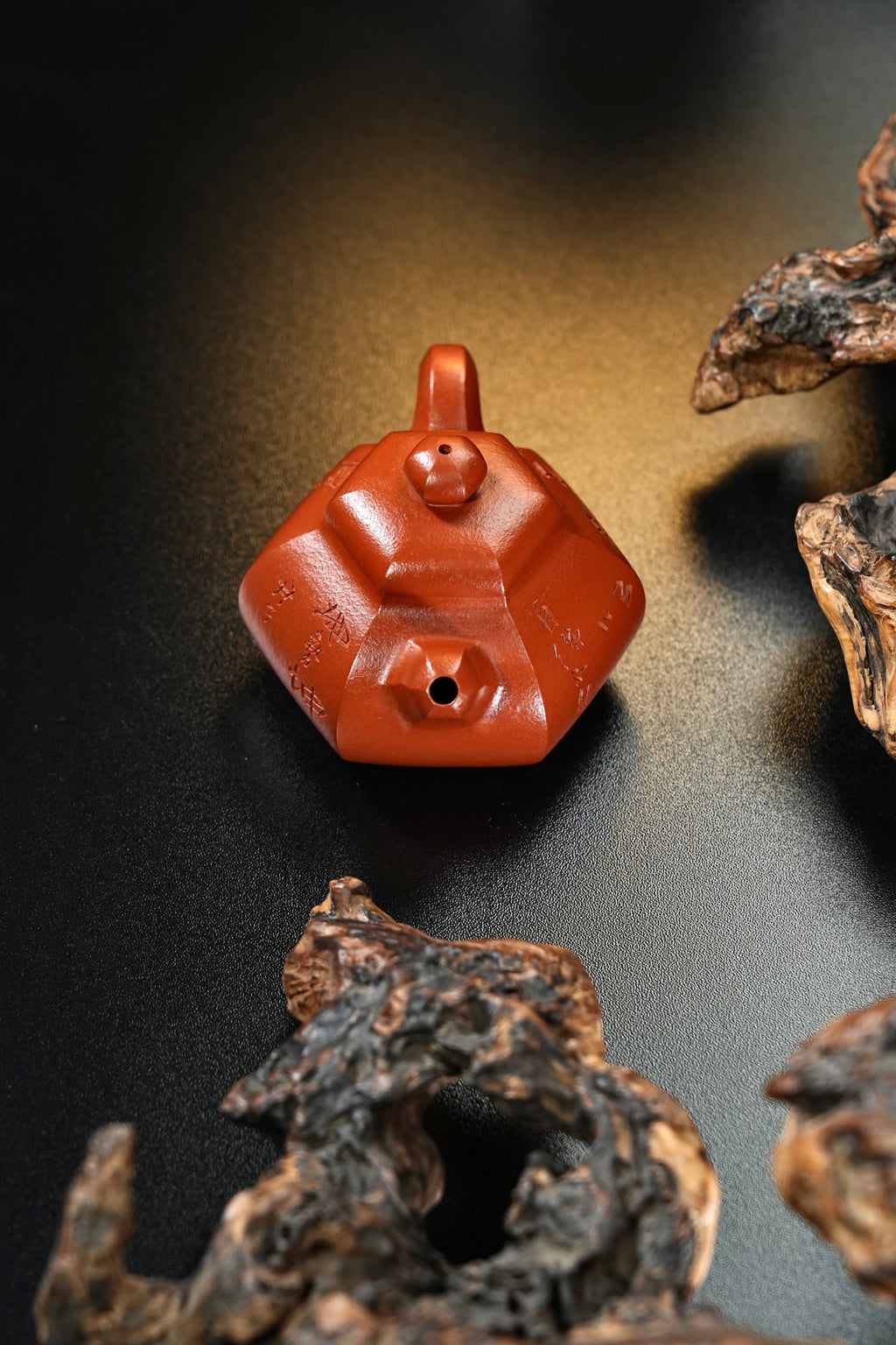 全手工【道洪容天】 原矿极品朱泥·170cc·内推孔