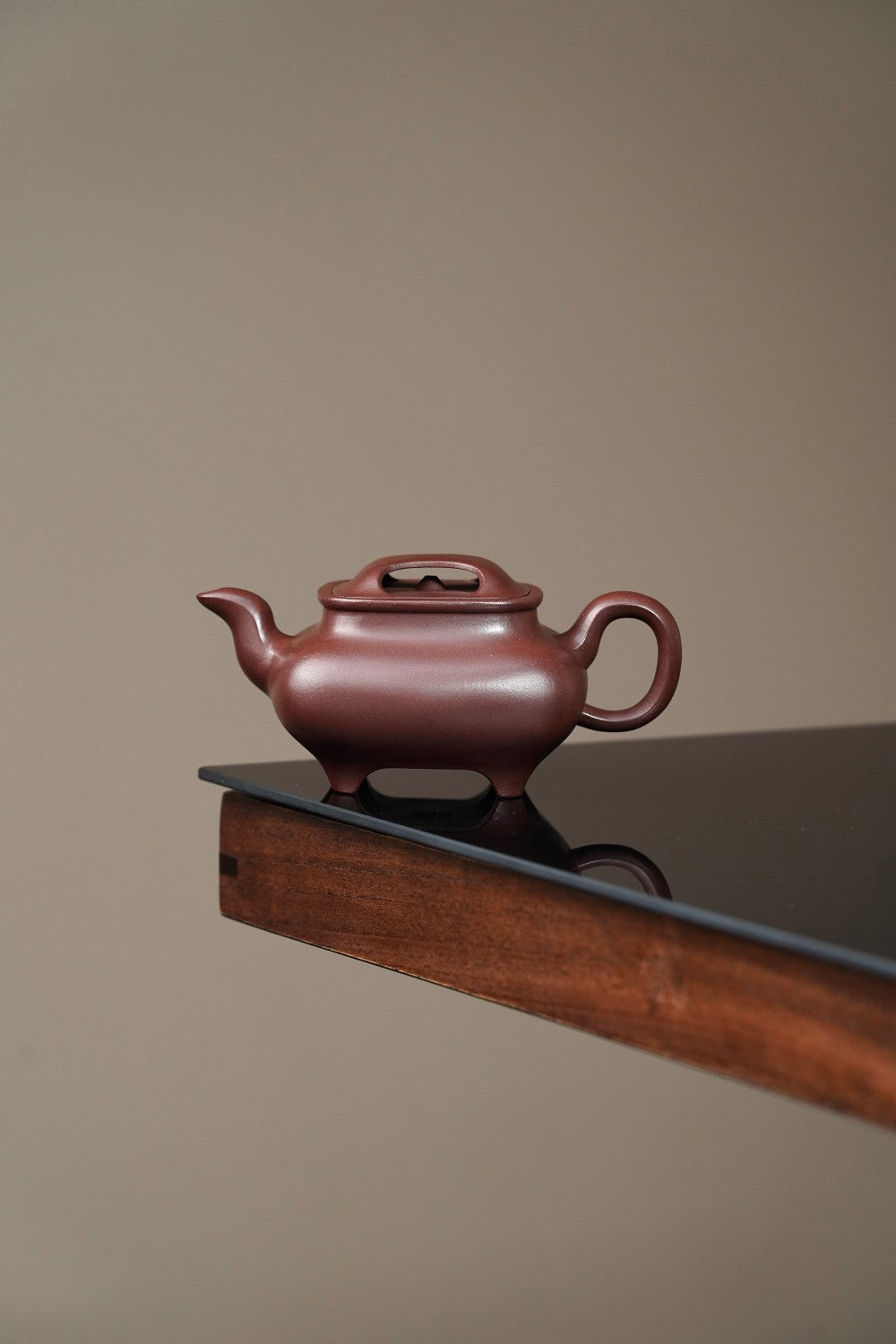 全手工·藏品👍【牛盖传炉】 原矿极品陈腐老紫泥·320cc·14孔