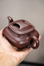 全手工·藏品👍【牛盖传炉】 原矿极品陈腐老紫泥·320cc·14孔