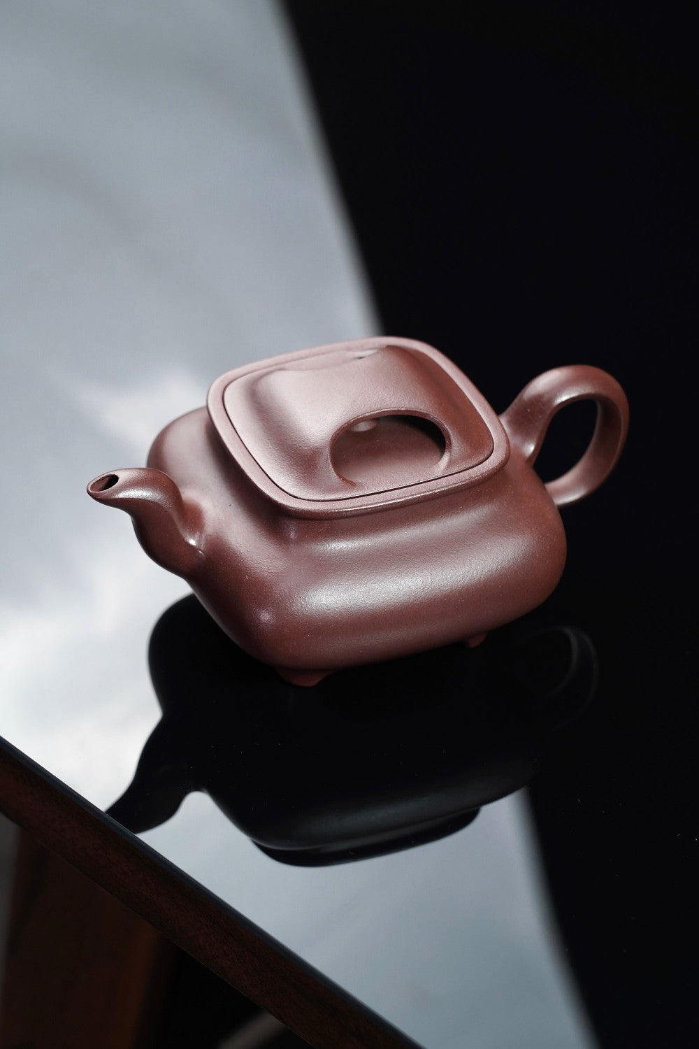全手工·藏品👍【牛盖传炉】 原矿极品陈腐老紫泥·320cc·14孔