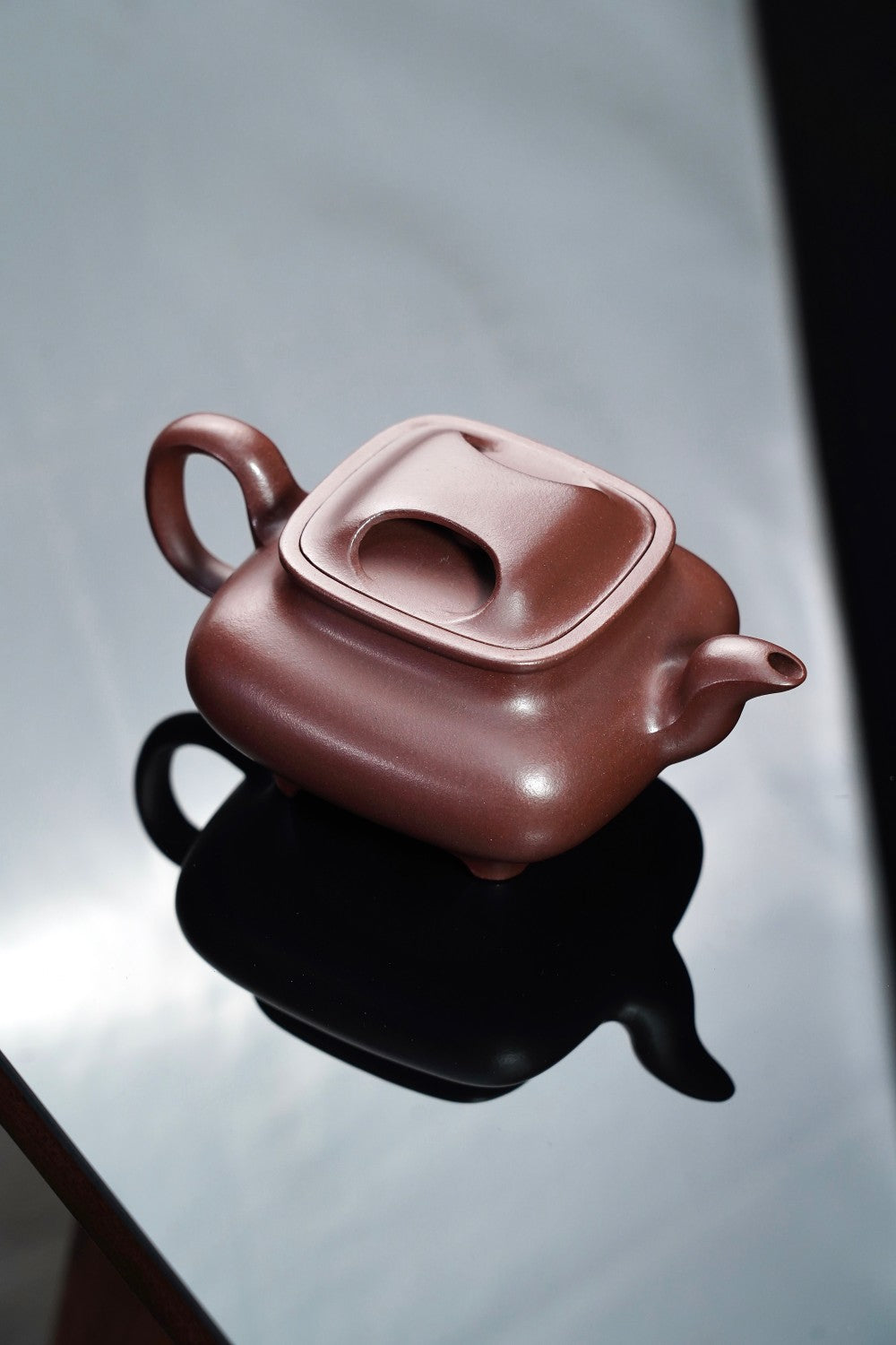 全手工·藏品👍【牛盖传炉】 原矿极品陈腐老紫泥·320cc·14孔