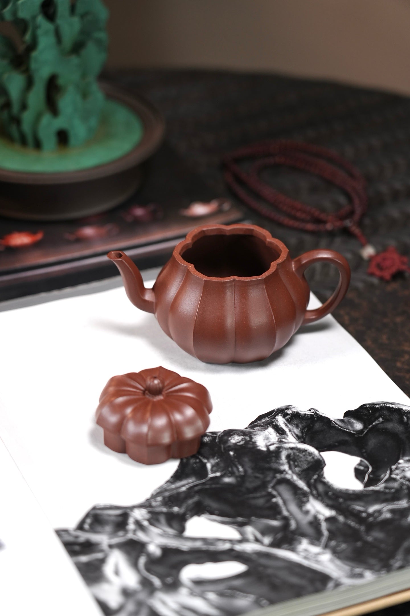 全手工·藏品👍【菱花君德】 原矿极品底槽清·200cc·内推孔
