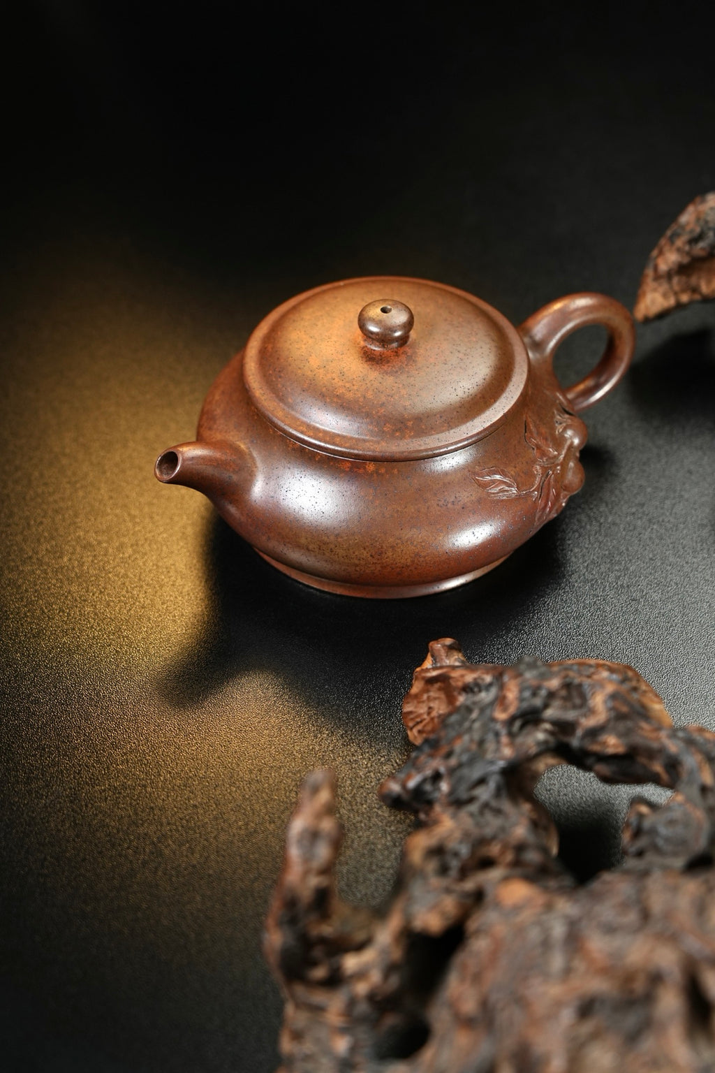 【明炉·实用器】 原矿极品紫泥（柴烧）·270cc·9孔