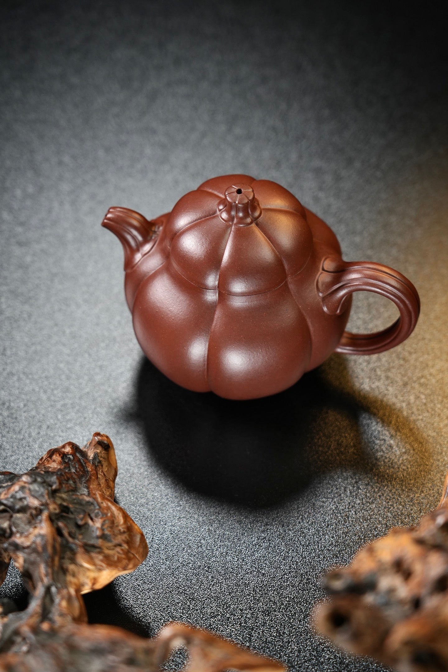 全手工·藏品【筋纹匏瓜】 原矿极品底槽清·240cc·内推孔