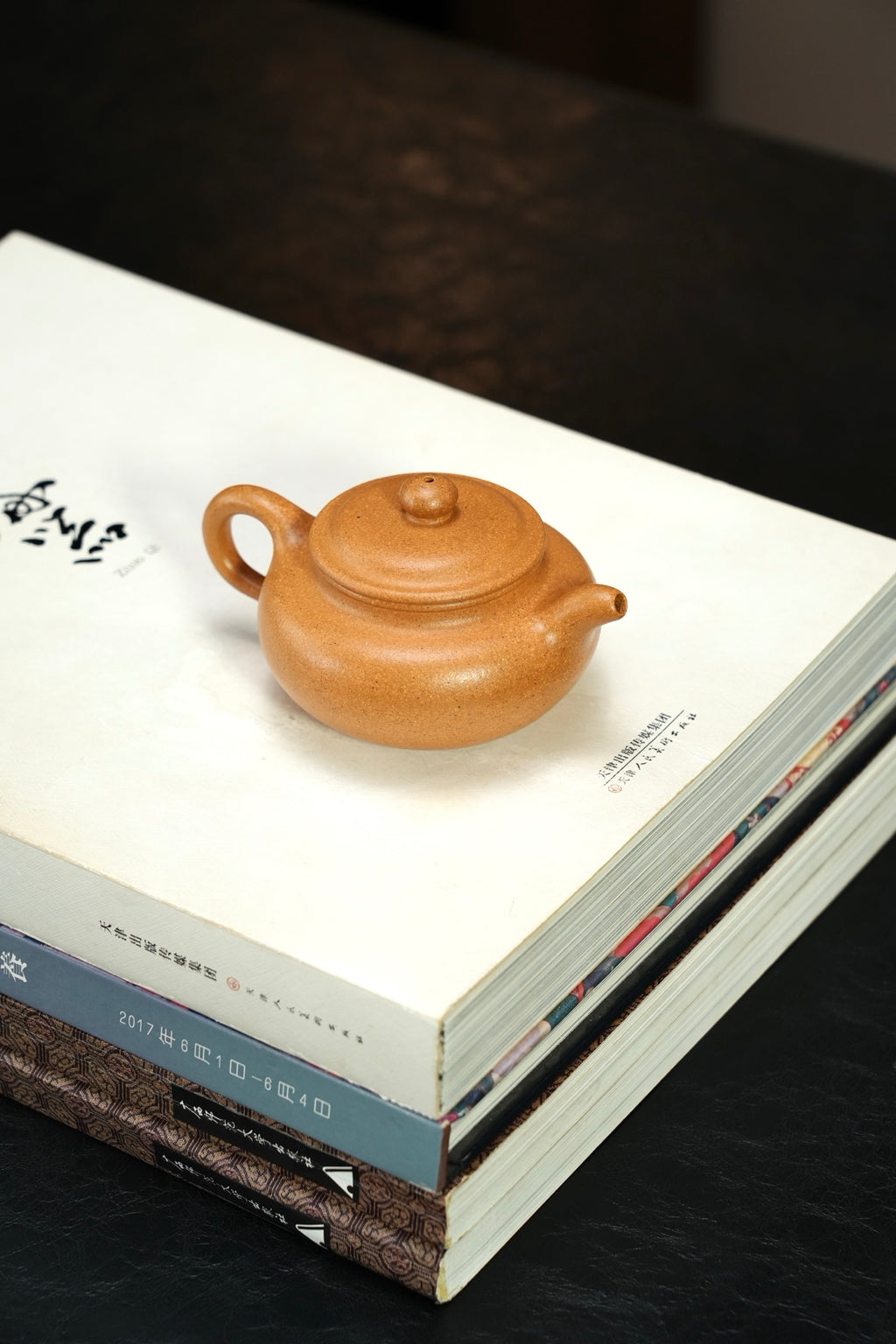 【小仿古·把玩款】 老宕口极品黄金段泥·110cc·内推孔
