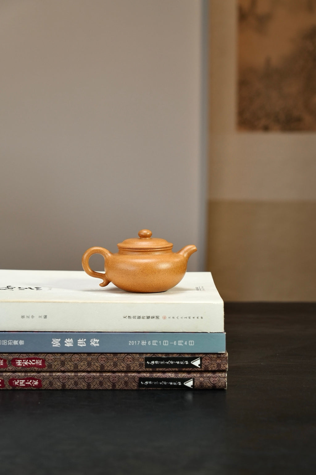 【小仿古·把玩款】 老宕口极品黄金段泥·110cc·内推孔