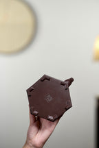 超值福利🉐️ 经典代表作，品名：六方提梁😍 作者：庄丽老师 泥料：百目老紫泥 容量：300cc