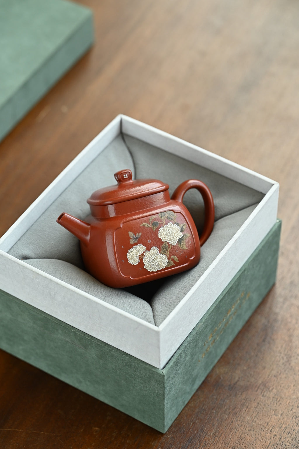 云窗· 全手工 大拍陶手雷罡作品（师承范伟群）  /容量180cc/家藏朱泥
