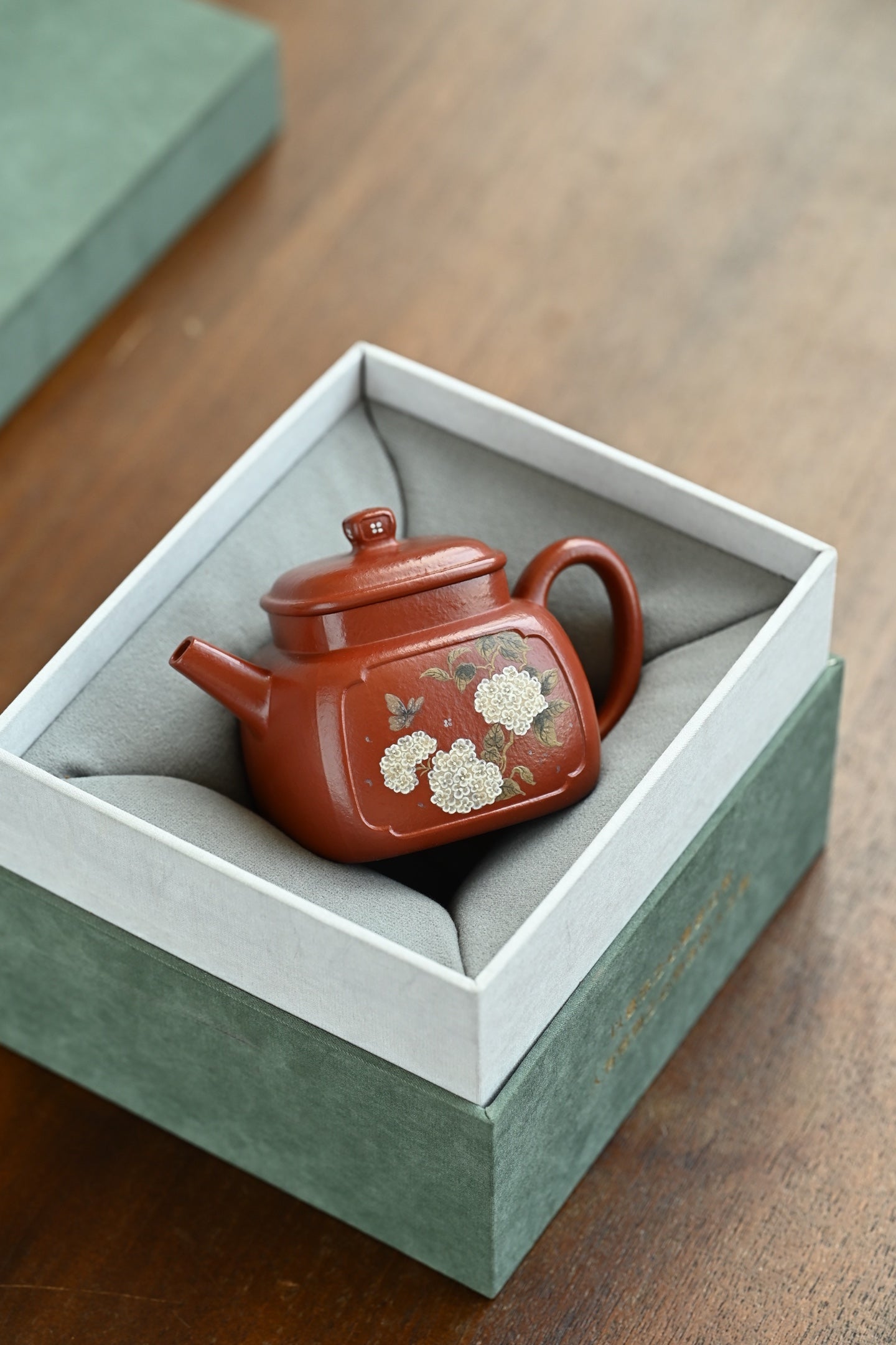 云窗· 全手工 大拍陶手雷罡作品（师承范伟群）  /容量180cc/家藏朱泥