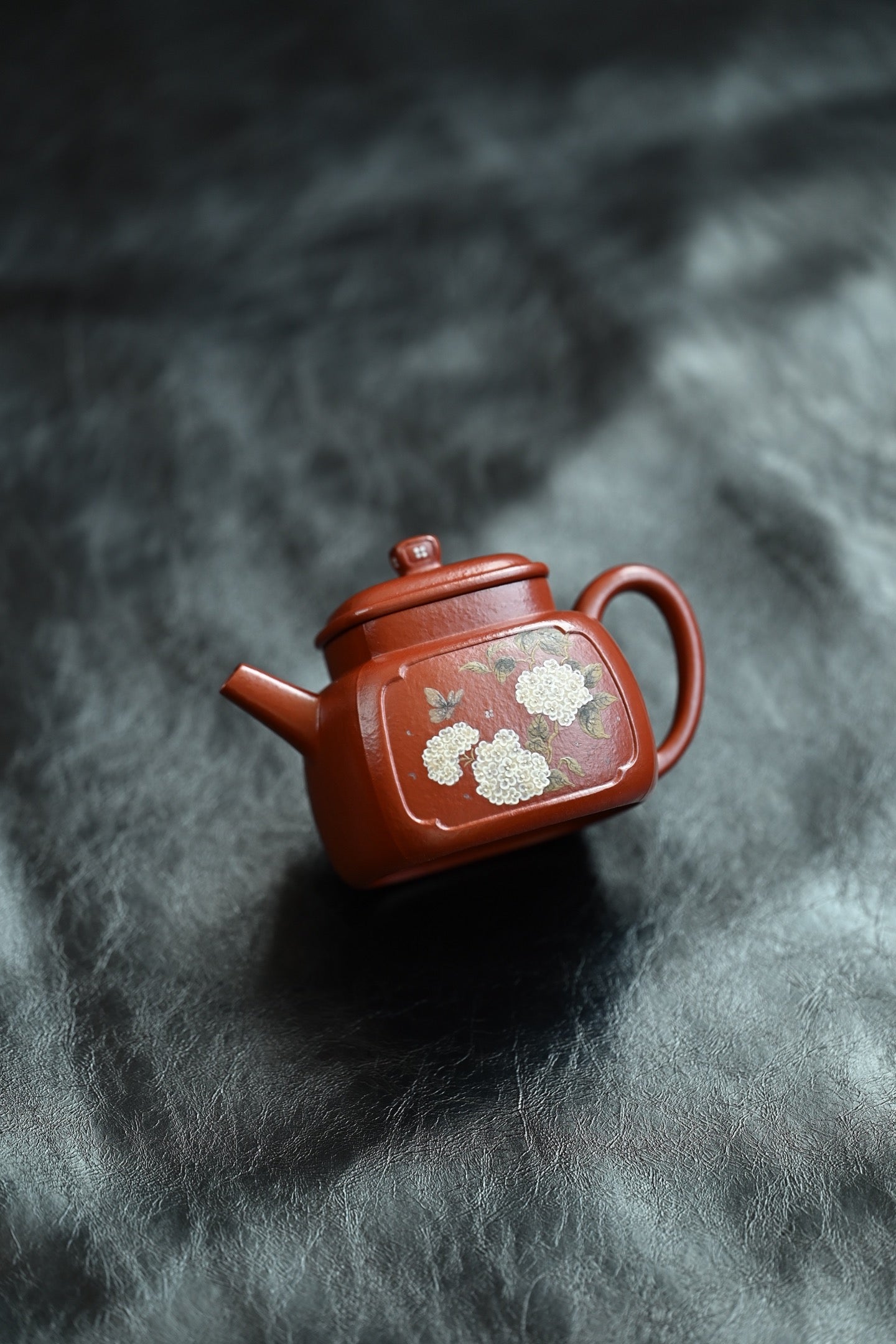 云窗· 全手工 大拍陶手雷罡作品（师承范伟群）  /容量180cc/家藏朱泥