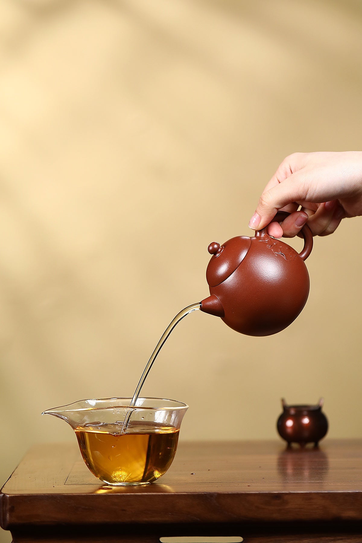 范泽锋大师夫人·省名人汤宣武原创《沁香壶》收藏级重器！  ——家藏原矿优质底槽清·230cc