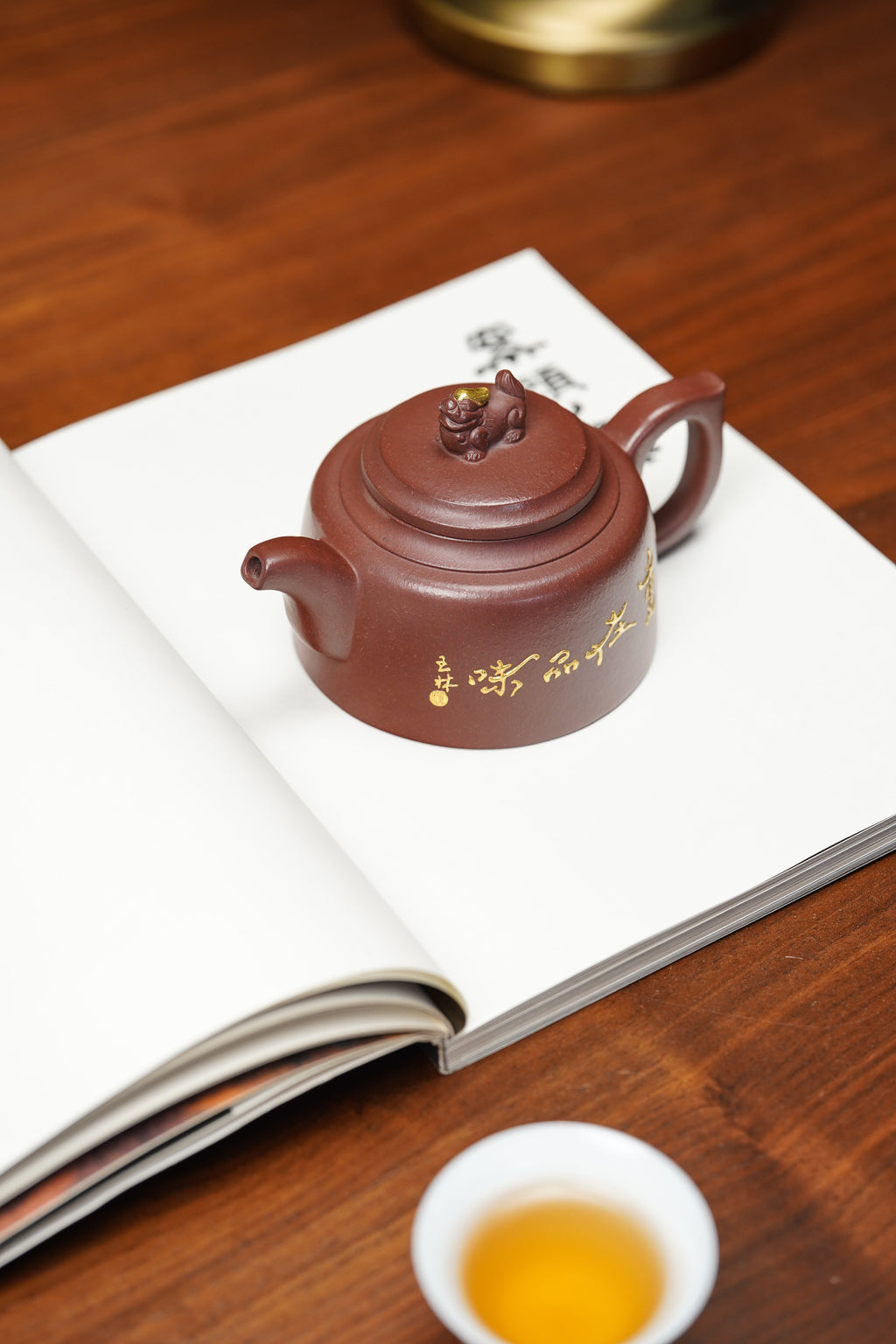 中国紫砂界荣誉之巅｜国大师邱玉林亲制《麟珑壶》——原矿优质底槽清350cc