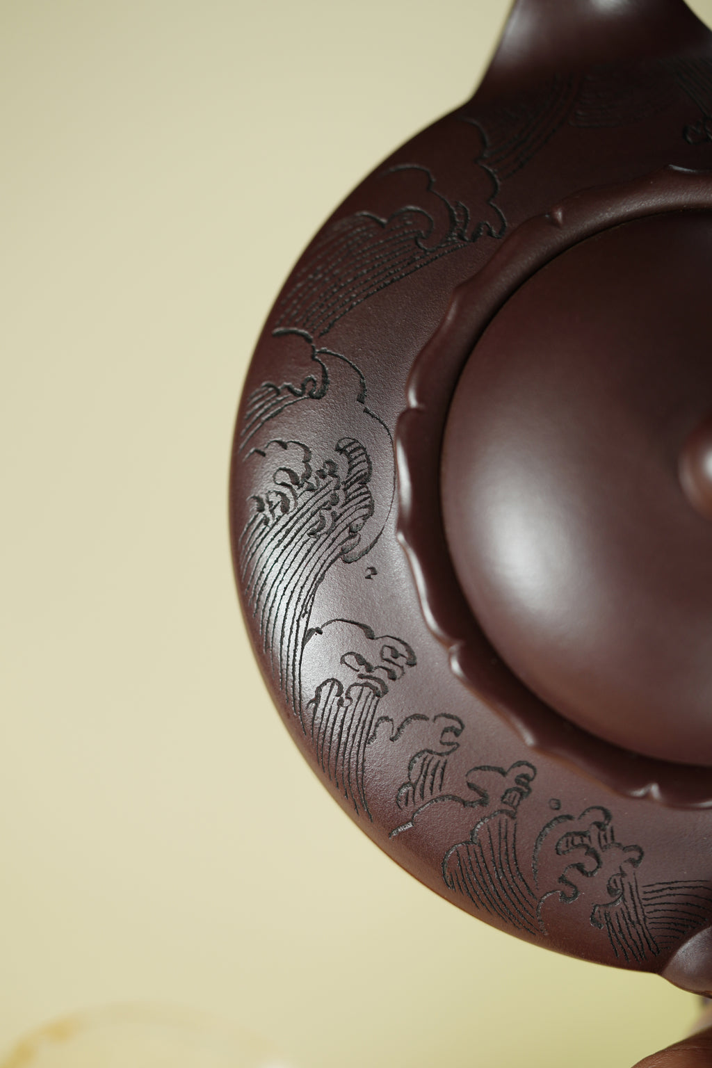 范大生嫡脉｜范秀芳制 范伟群装饰｜双省大师联诀紫砂臻品《碧帆壶》——原矿优质紫泥·380cc