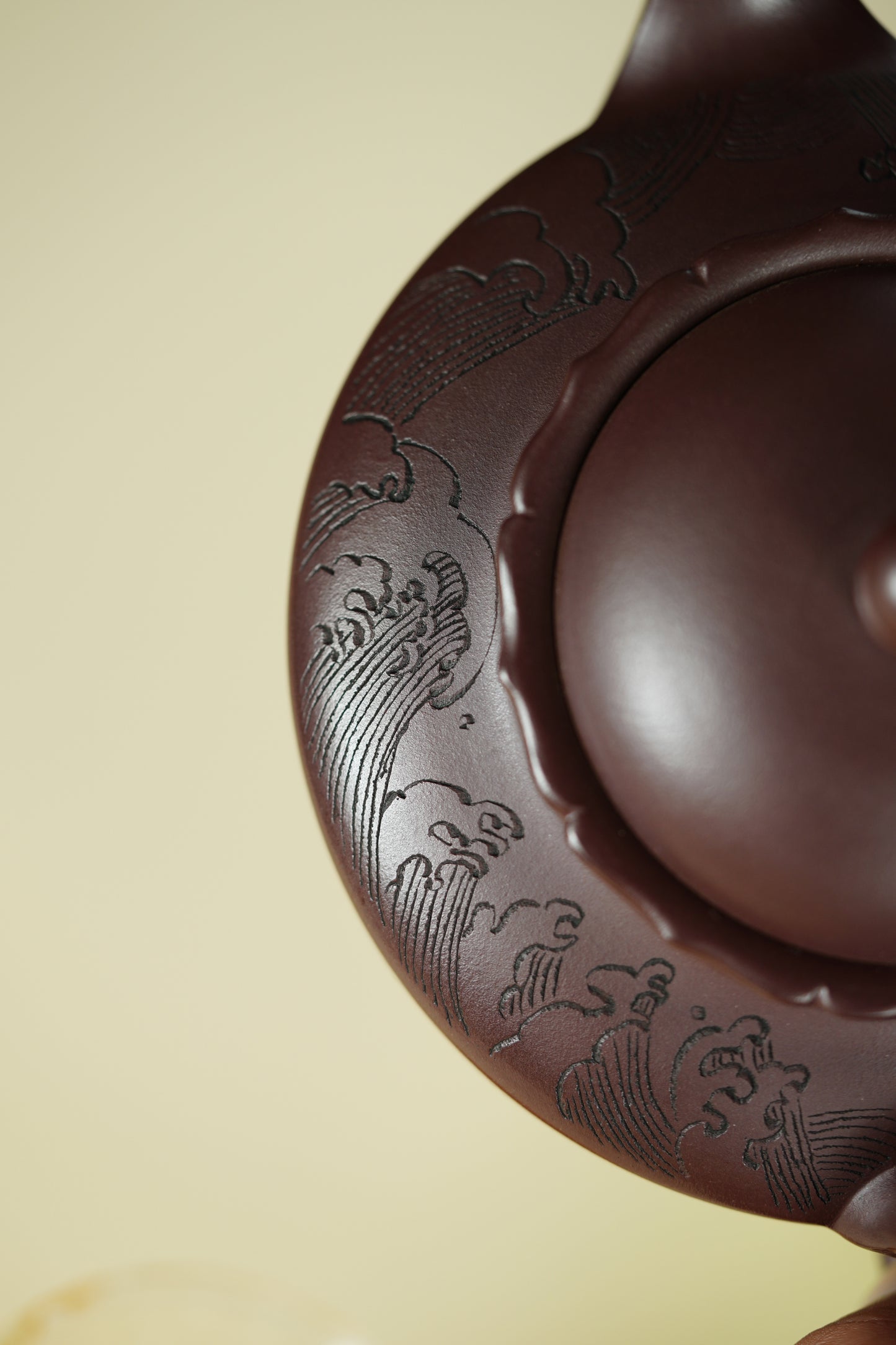 范大生嫡脉｜范秀芳制 范伟群装饰｜双省大师联诀紫砂臻品《碧帆壶》——原矿优质紫泥·380cc