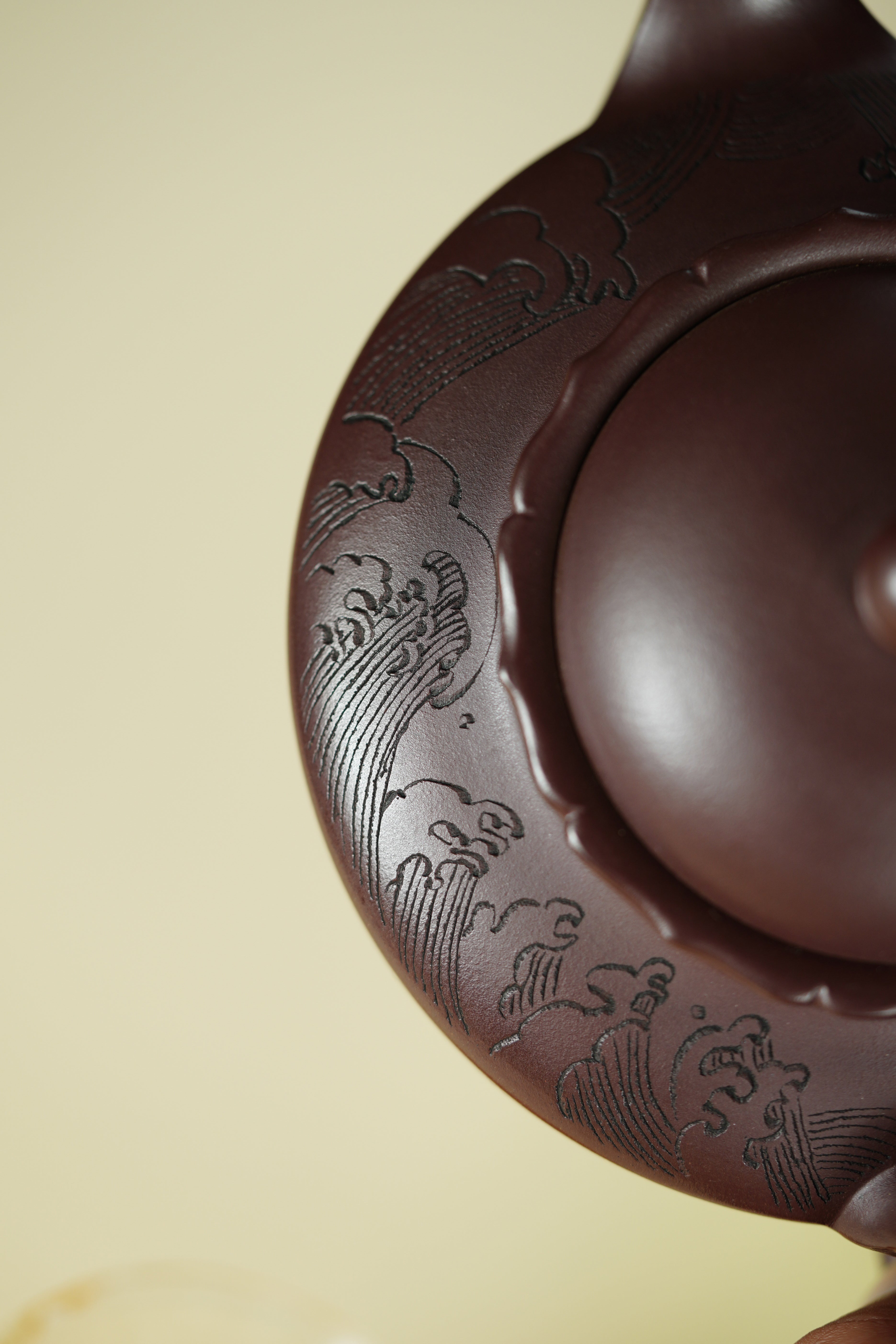 范大生嫡脉｜范秀芳制 范伟群装饰｜双省大师联诀紫砂臻品《碧帆壶》——原矿优质紫泥·380cc
