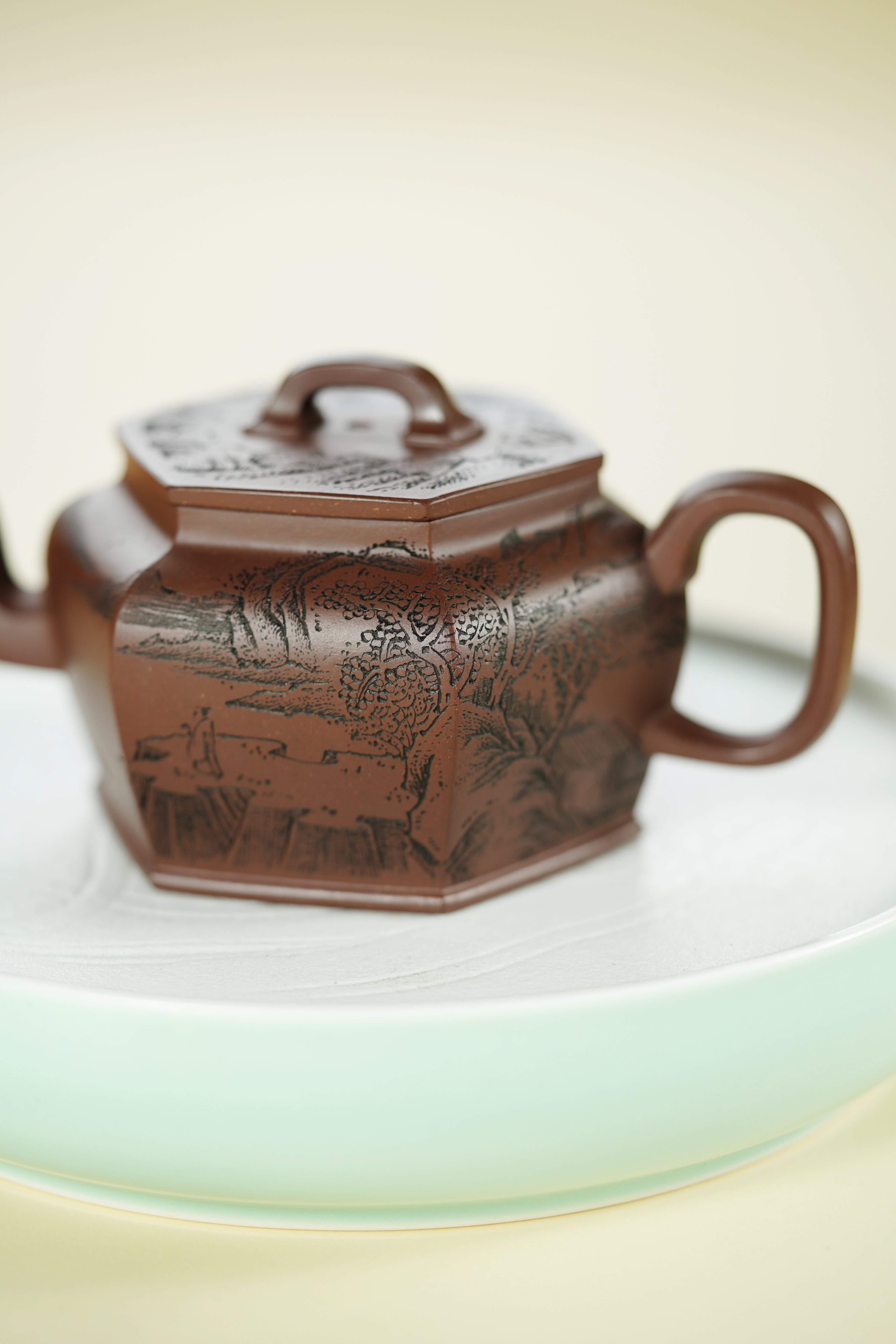 百年传承 紫砂世家｜大生壶第四代嫡传·范秀芳紫砂臻品《六平盖方宫灯》原矿优质降坡泥·260cc