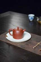 双宗师合璧·紫砂史巅峰&nbsp; 紫砂界天花板｜何光宏·邱玉林联袂创作孤品《小汉铎壶》——原矿优质底槽清·230cc