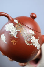 藏界稀缺 紫砂臻品&nbsp; 紫砂四小龙江建翔大师嫡传·杜益君巅峰佳作《龙蛋壶》——原矿优质底槽清老料·600cc