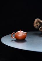 一器藏心经·紫砂纳万福｜郑求标大师｜双心经至尊禅意臻品【西施壶】——原矿优质朱泥·230cc