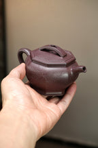 耿浩方器 礼藏双绝｜紫砂界80后方器巨匠巅峰臻品《八方汉瓦壶》原矿优质桂花金砂·200cc