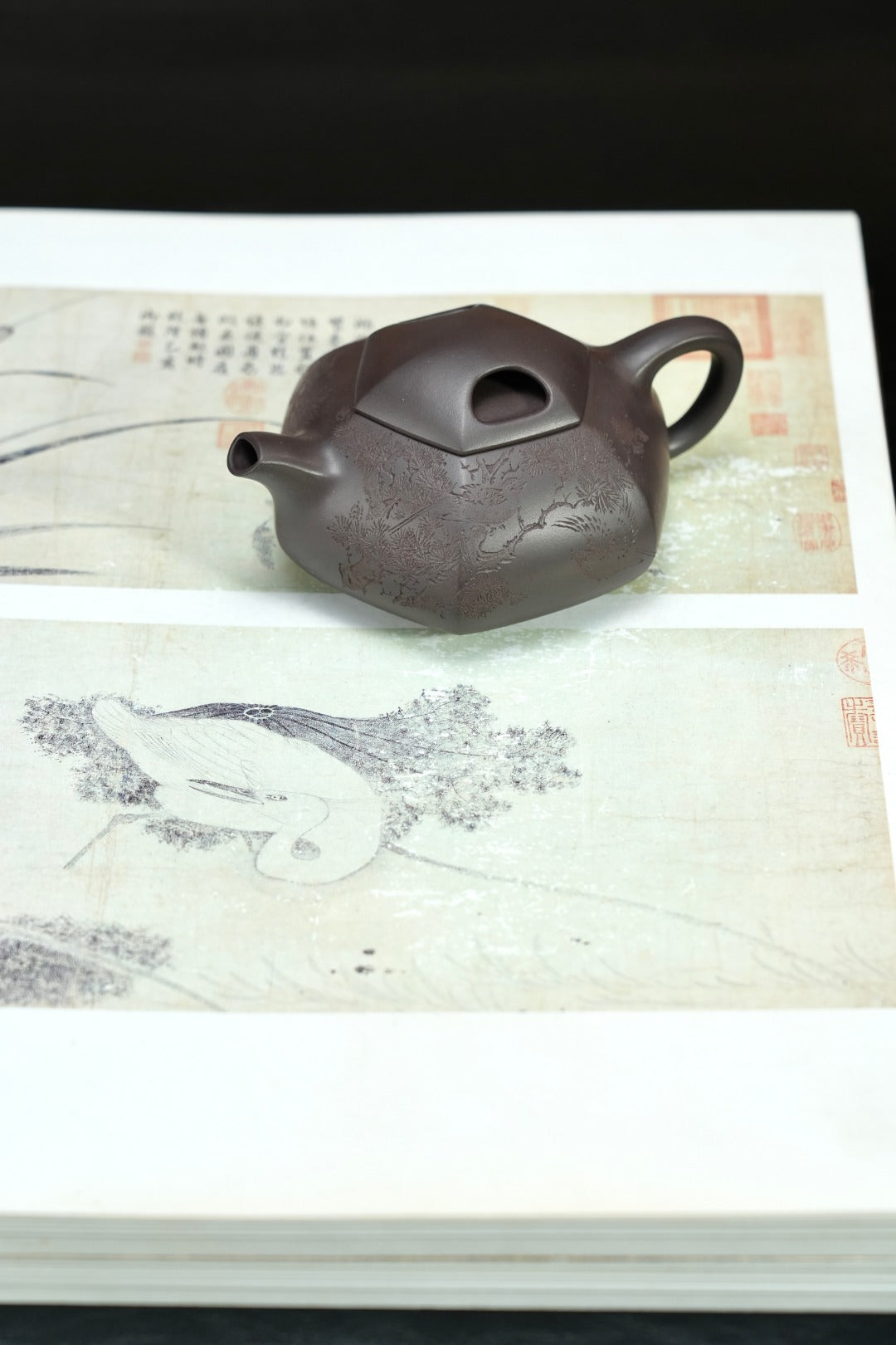 耿浩方器 礼藏双绝｜紫砂界80后方器巨匠巅峰臻品《六方牛盖壶》藏值无量 原矿优质老紫泥·260cc