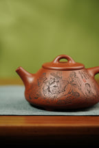 中华神刀·刻绘巅峰 杨喜雨大师陶刻巅峰臻品《子冶石瓢·香山九老》——原矿优质底槽清·400cc