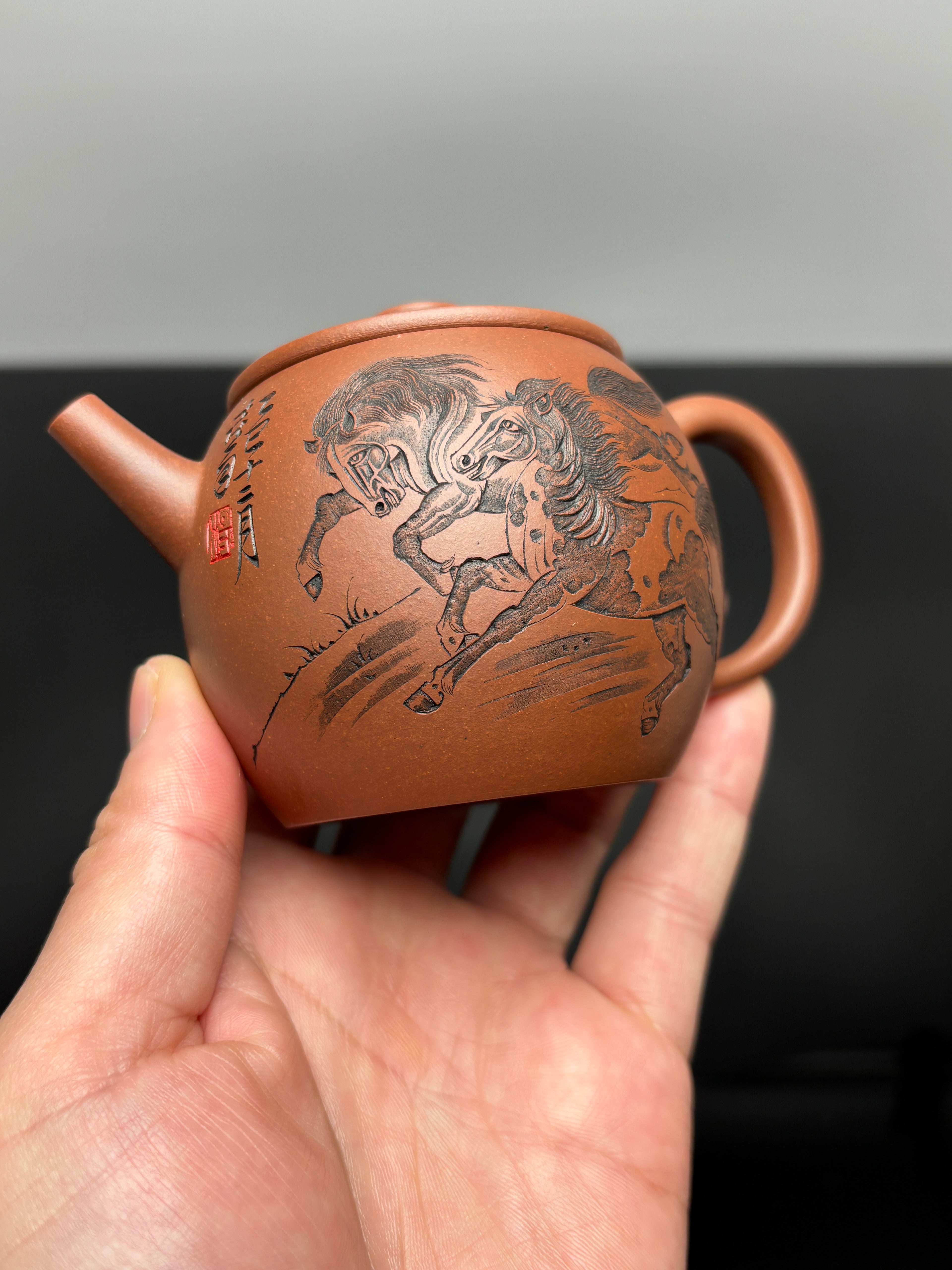 杨喜雨大师顶流臻品《巨轮珠壶》形神兼备·礼藏双宜·传世重器 原矿优质底槽清·180cc