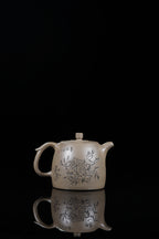 储立之大师传世典藏重器《高井栏壶》是礼藏双宜首选的高端艺术品！  ——原矿优质 蟹壳青·500cc