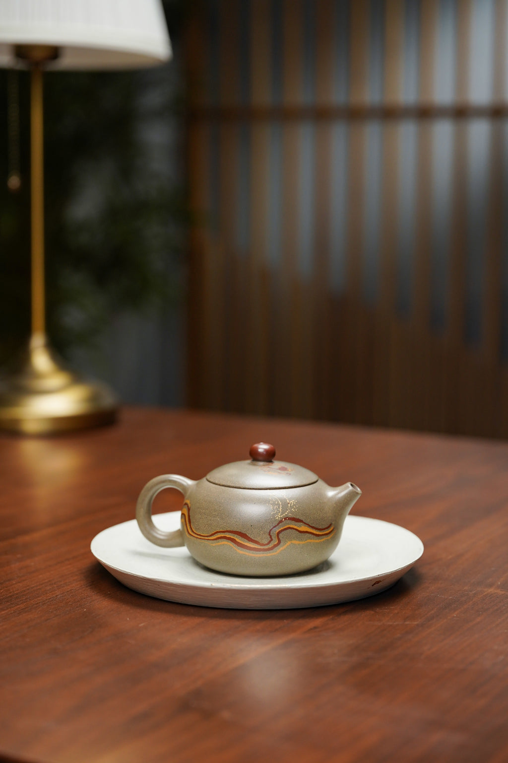 范泽锋高徒·邱爽紫砂潜力重器《流云西施壶》是您礼藏皆宜的高端艺术品👍  ——原矿优质蟹壳青段·200cc