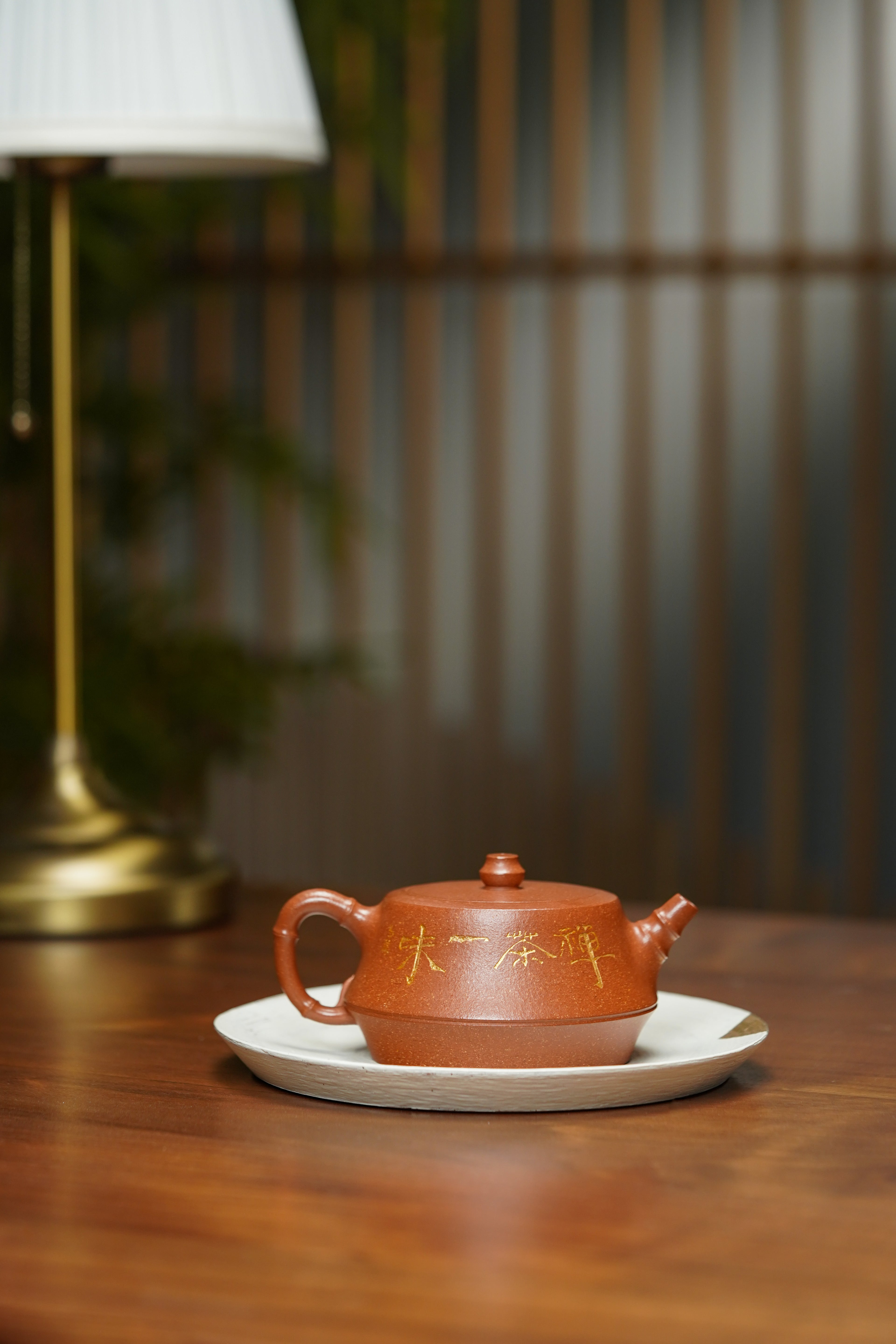 范泽锋高徒·邱爽紫砂潜力重器《柱础壶》是您礼藏皆宜的高端艺术品👍  ——原矿优质金降坡·270cc