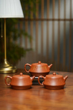 范泽锋高徒·邱爽紫砂潜力重器《柱础壶》是您礼藏皆宜的高端艺术品👍  ——原矿优质金降坡·270cc