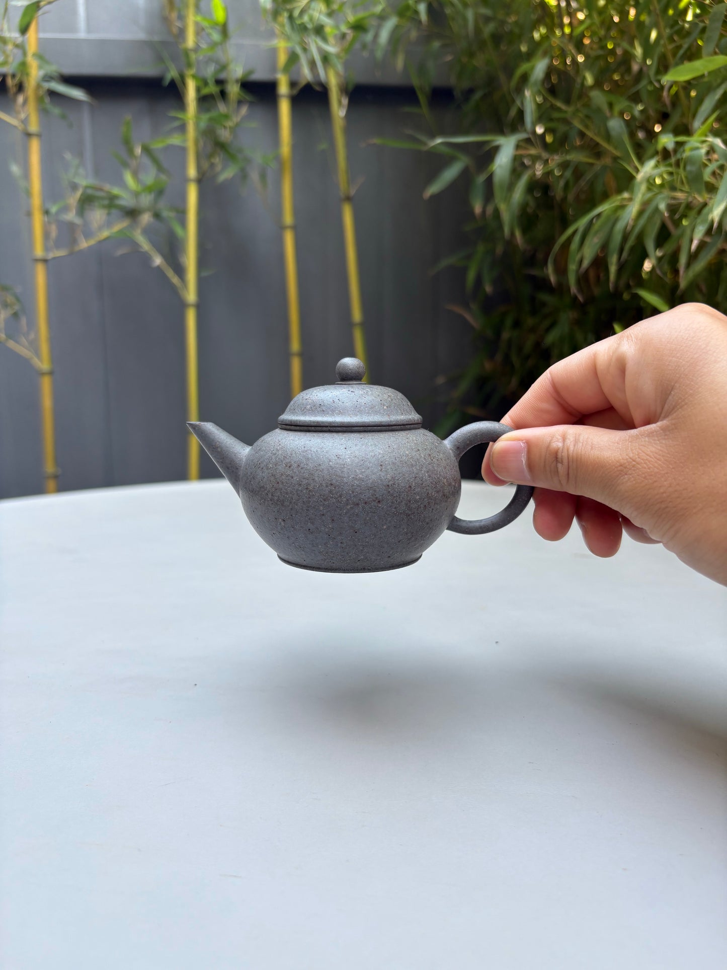77克超薄胎，原矿深井高温天青泥《水平壶》收藏重器！ 150cc ——工艺美术师·潘老师