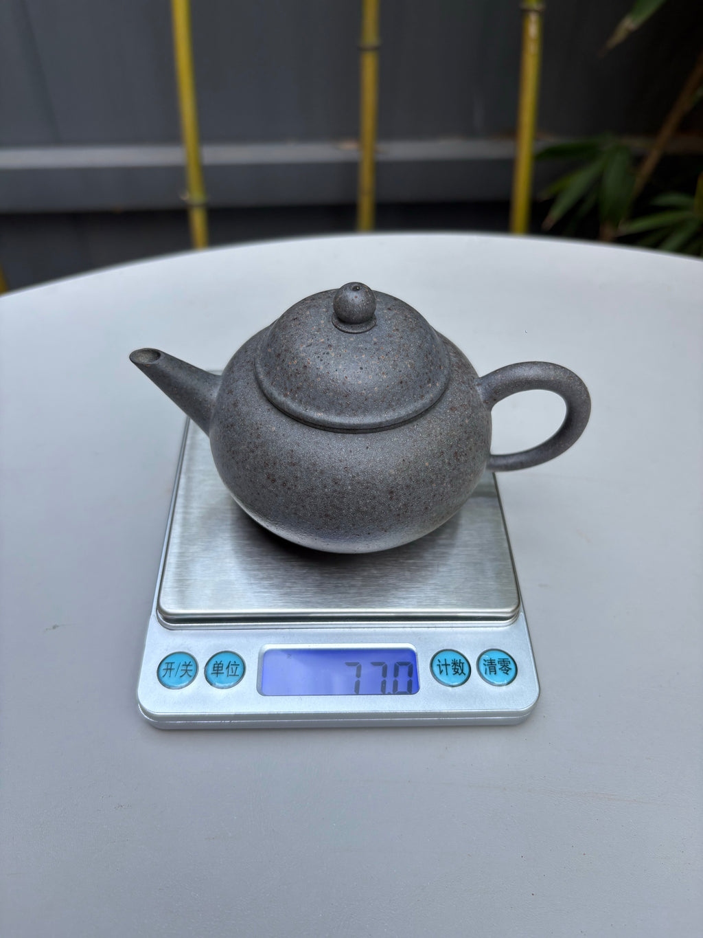 77克超薄胎，原矿深井高温天青泥《水平壶》收藏重器！ 150cc ——工艺美术师·潘老师