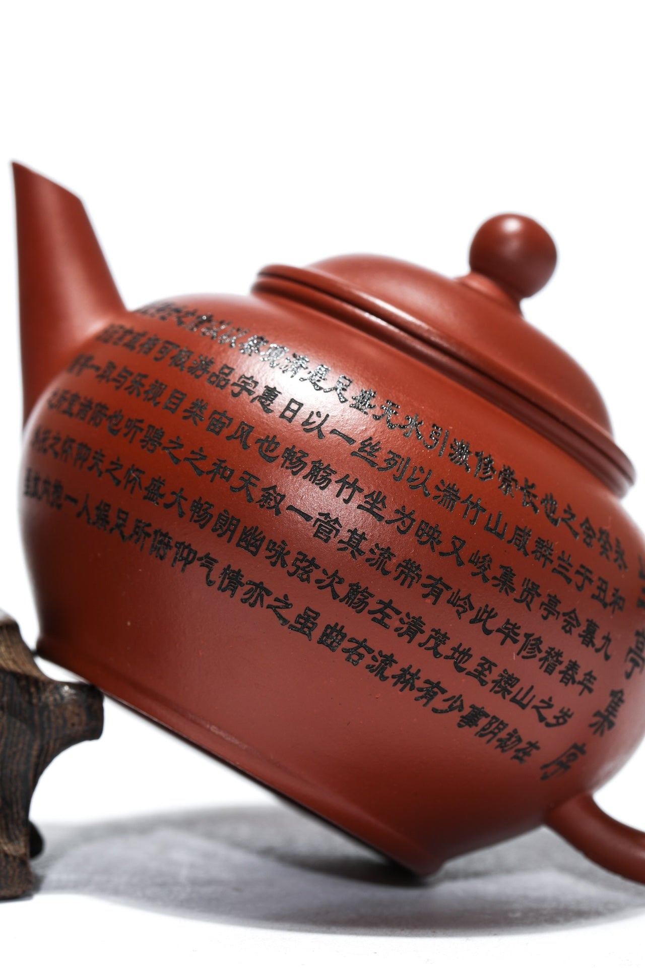工艺美术师·潘老师佳作《水平》兰亭序款，经典藏品！ ——原矿优质朱泥·120cc ——工艺美术师 潘老师