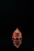 紫砂犀牛🦏壶《卧犀听羽》 ——原矿降坡泥·150cc ——实力派陶艺家·焦勇