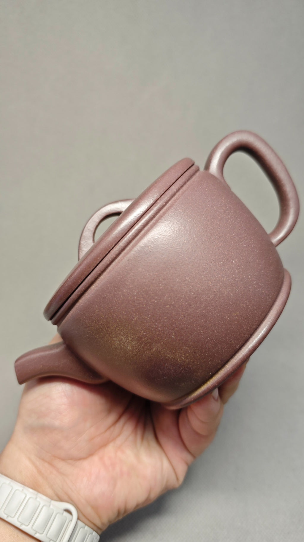 【汉瓦】 泥料：原矿紫泥 容量：350cc    孔数：14孔