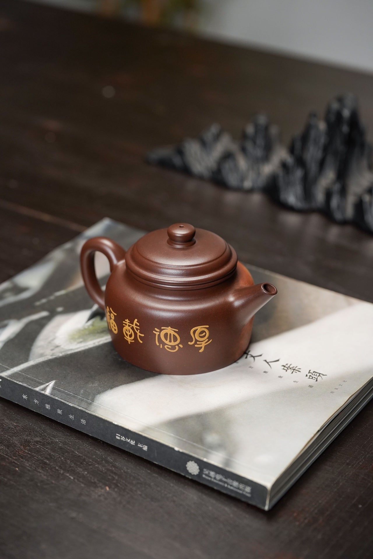 何光宏·邱玉林联袂创作孤品《德钟壶》｜传世收藏｜礼赠顶流｜——原矿优质老紫泥·260cc