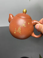 国大师邱玉林大拍65万｜顶奢稀有传世臻品《滴水之恩壶》礼藏天花板｜殿堂潜力重器👍(真金限量版)  ——原矿优质降坡泥·260cc（入册59页）
