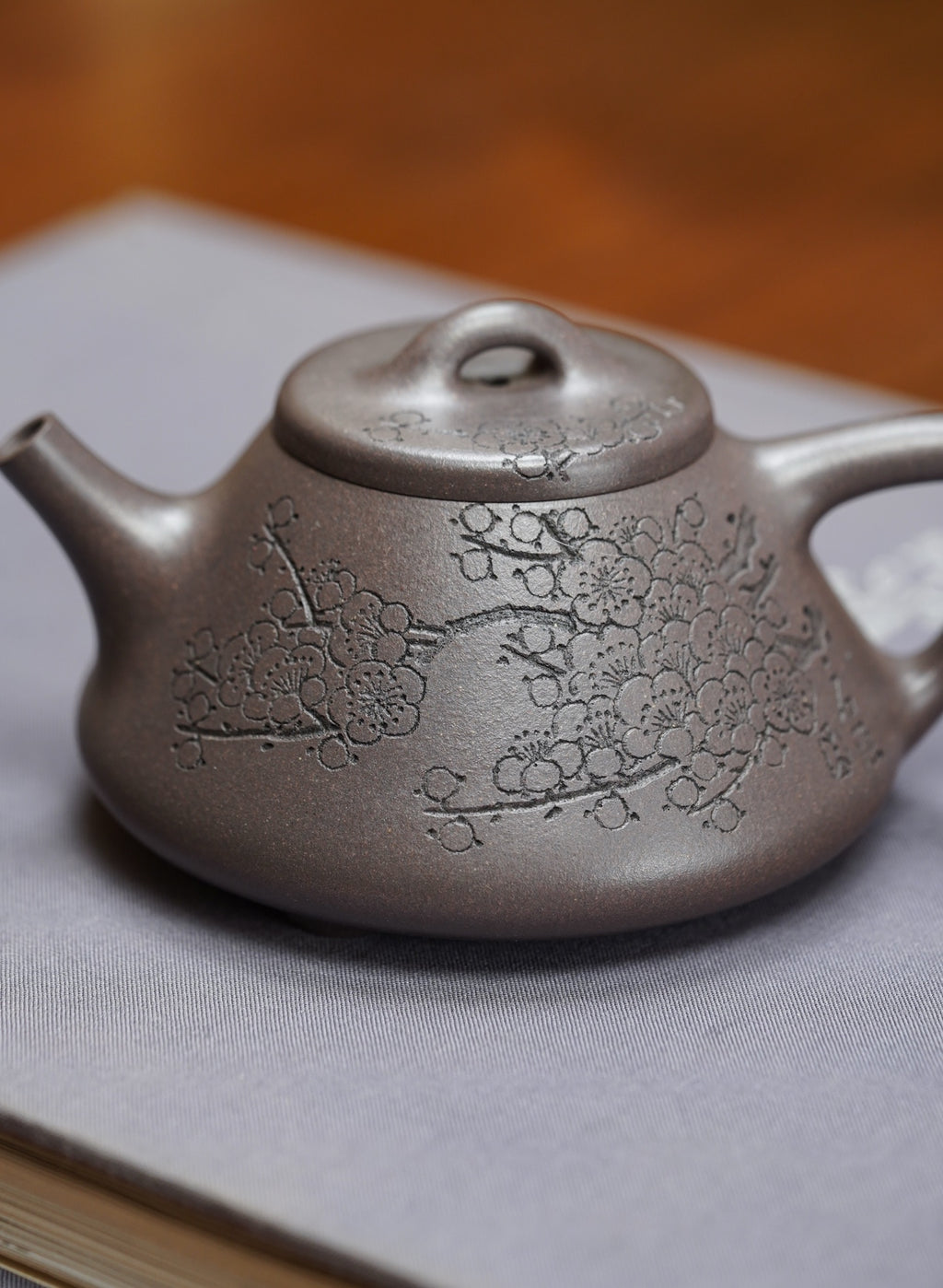 中国紫砂界当代梅王·朱炳浩(石陶）本工巅峰臻品《子冶石瓢》｜稀世臻藏·礼藏天花板重器！(可接高端定制)